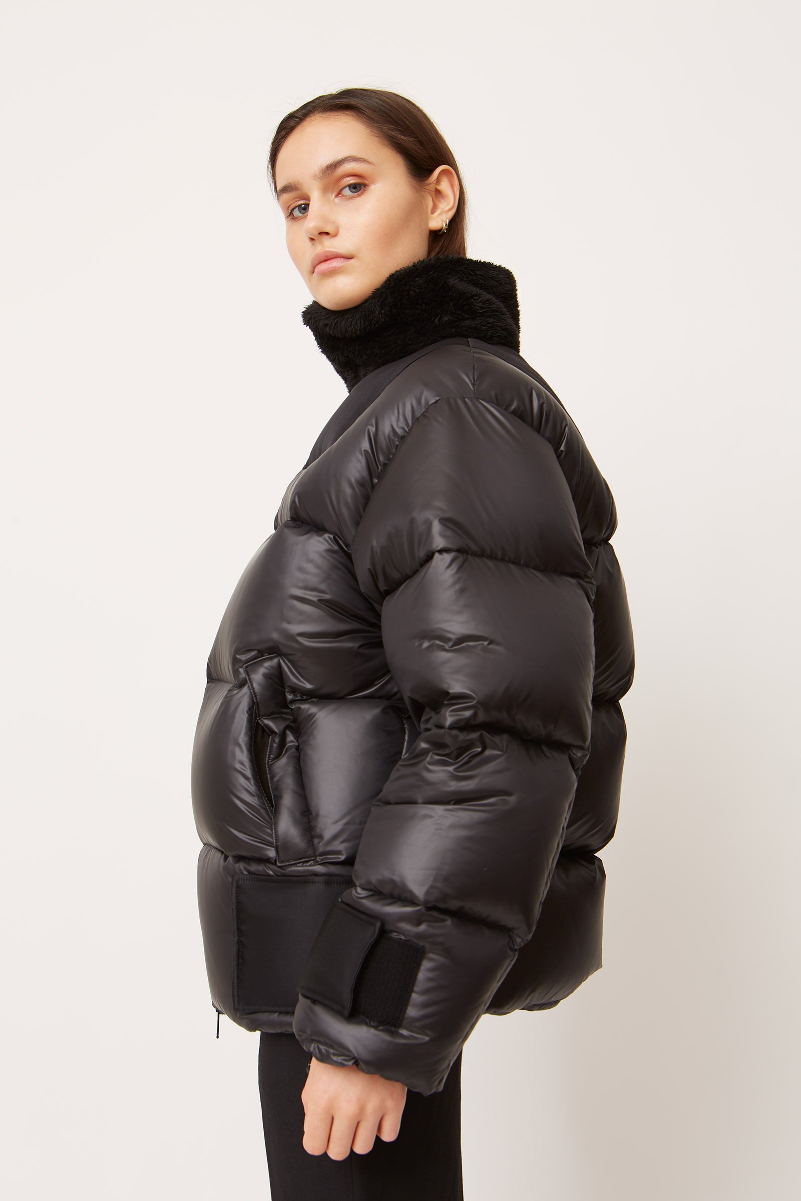 Undercover Puffy Down Jacket Black | WoodWood.com