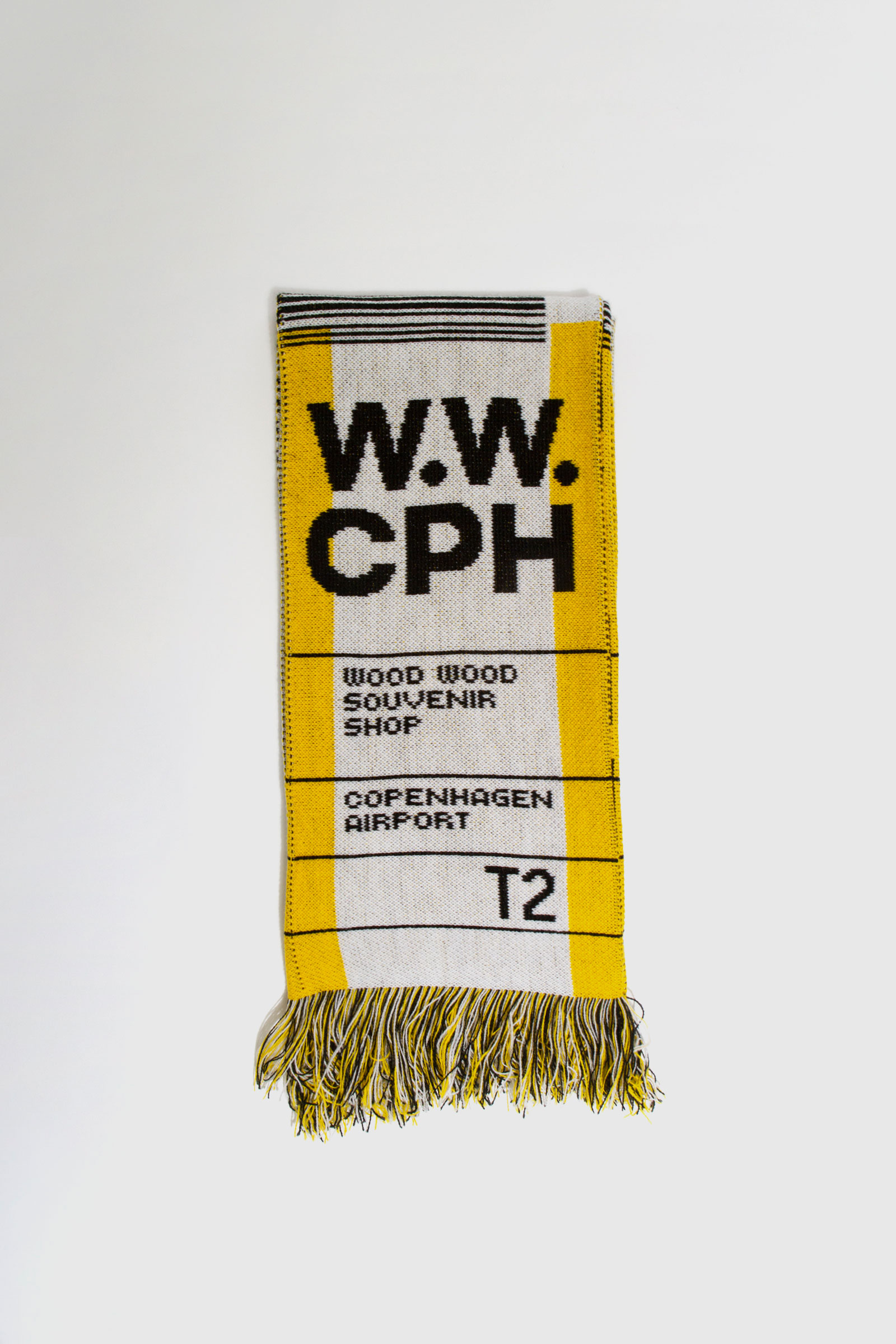 Dekan Tilintetgøre raket Wood Wood W.W. CPH - Football Scarf Yellow | WoodWood.com
