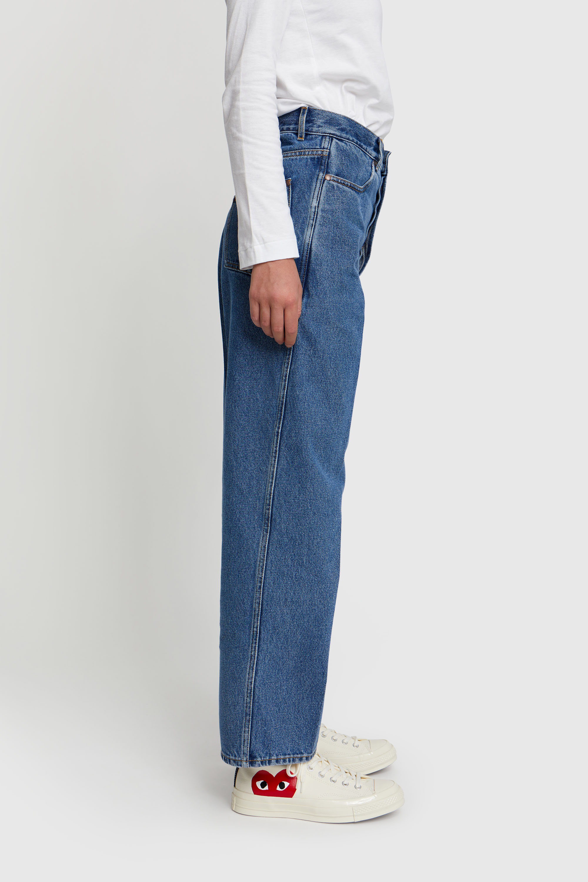 超美品の Cristaseya High Waisted Jeans - デニム/ジーンズ - www 