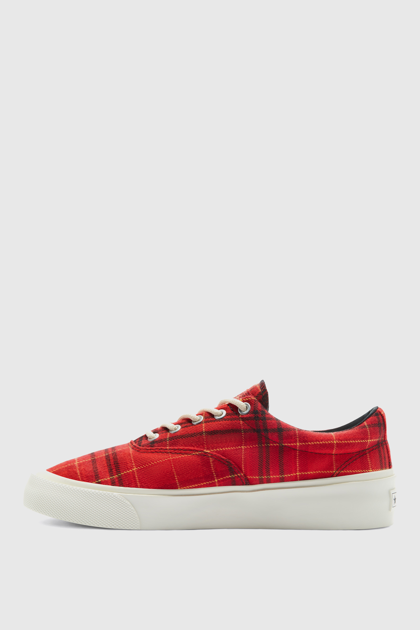 Converse Twisted Plaid Skid Grip Haute red/egret/buttercup | WoodWood.com