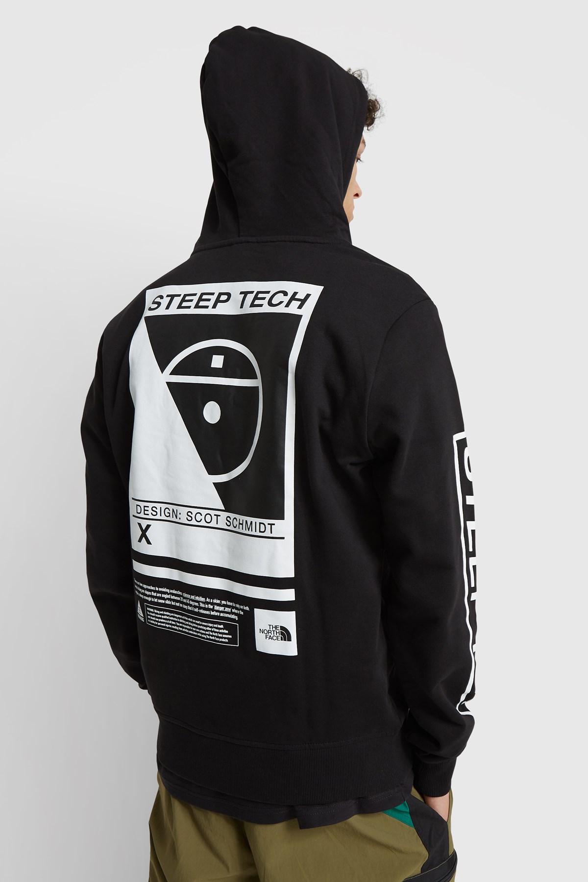 THE NORTH FACE STEEP TECH LOGO HOODIE XS