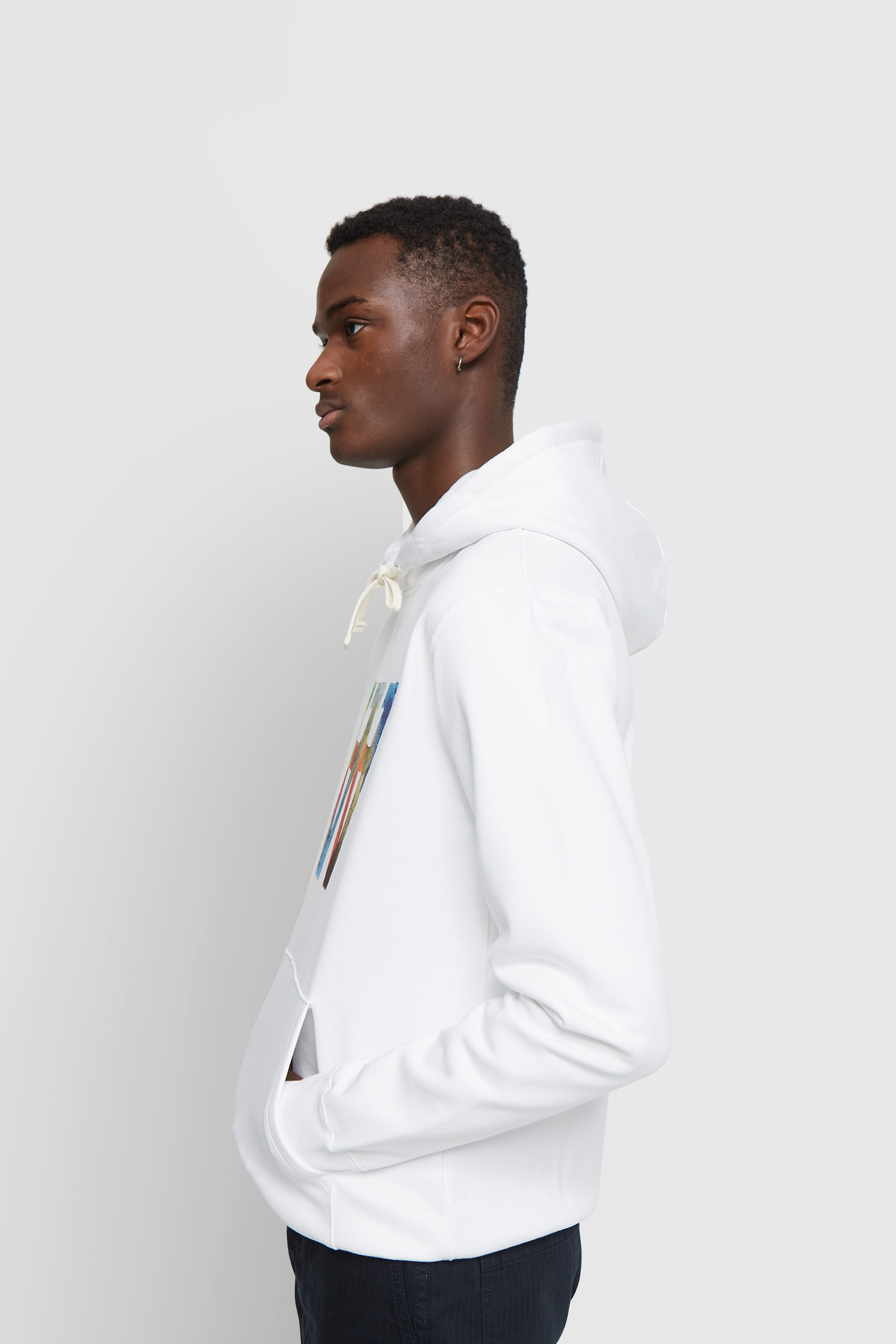 Double A by Wood Wood Ian hoodie Bright white | WoodWood.com
