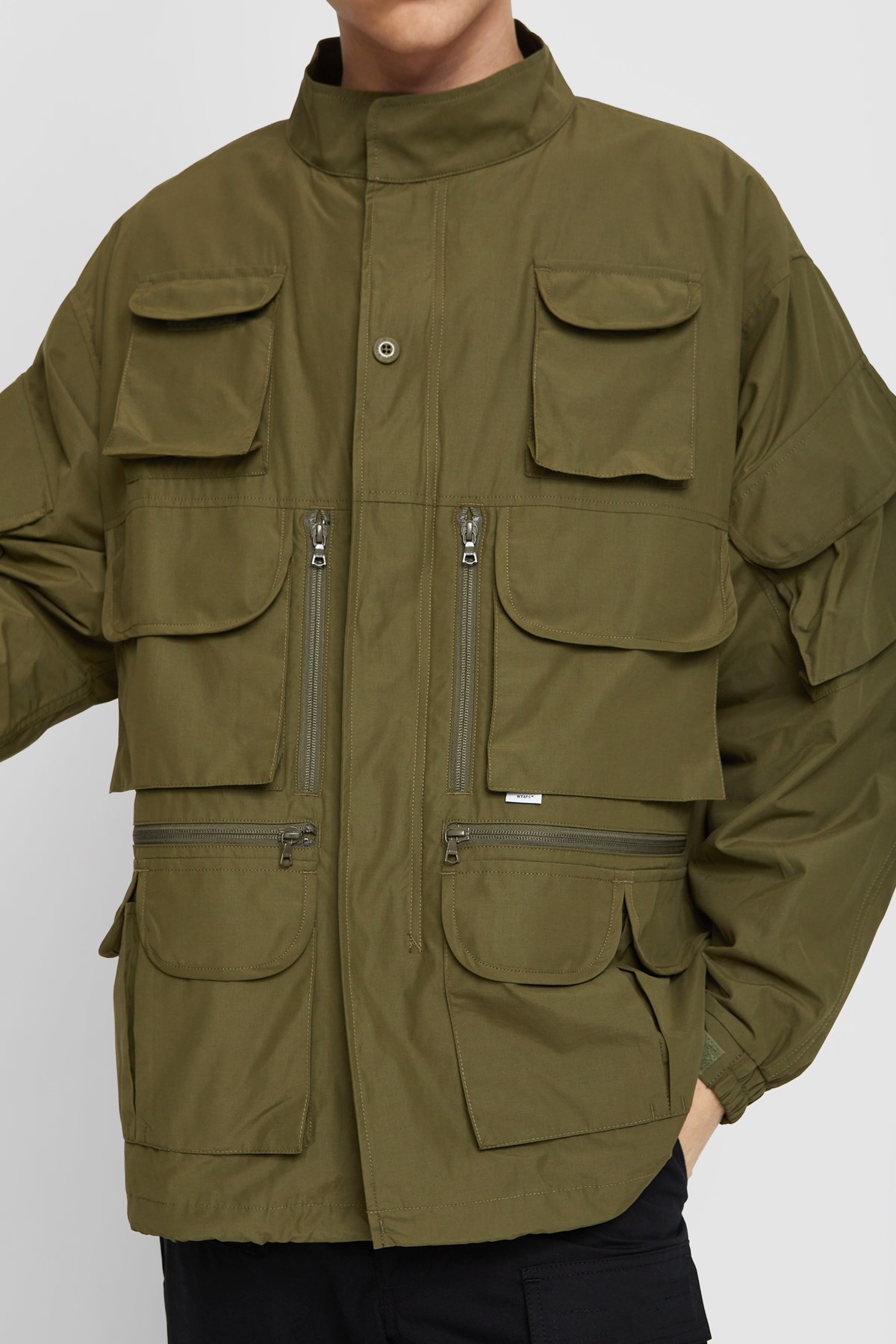 WTAPS Modular / Jacket. Nyco. Tussah Olive drab | WoodWood.com