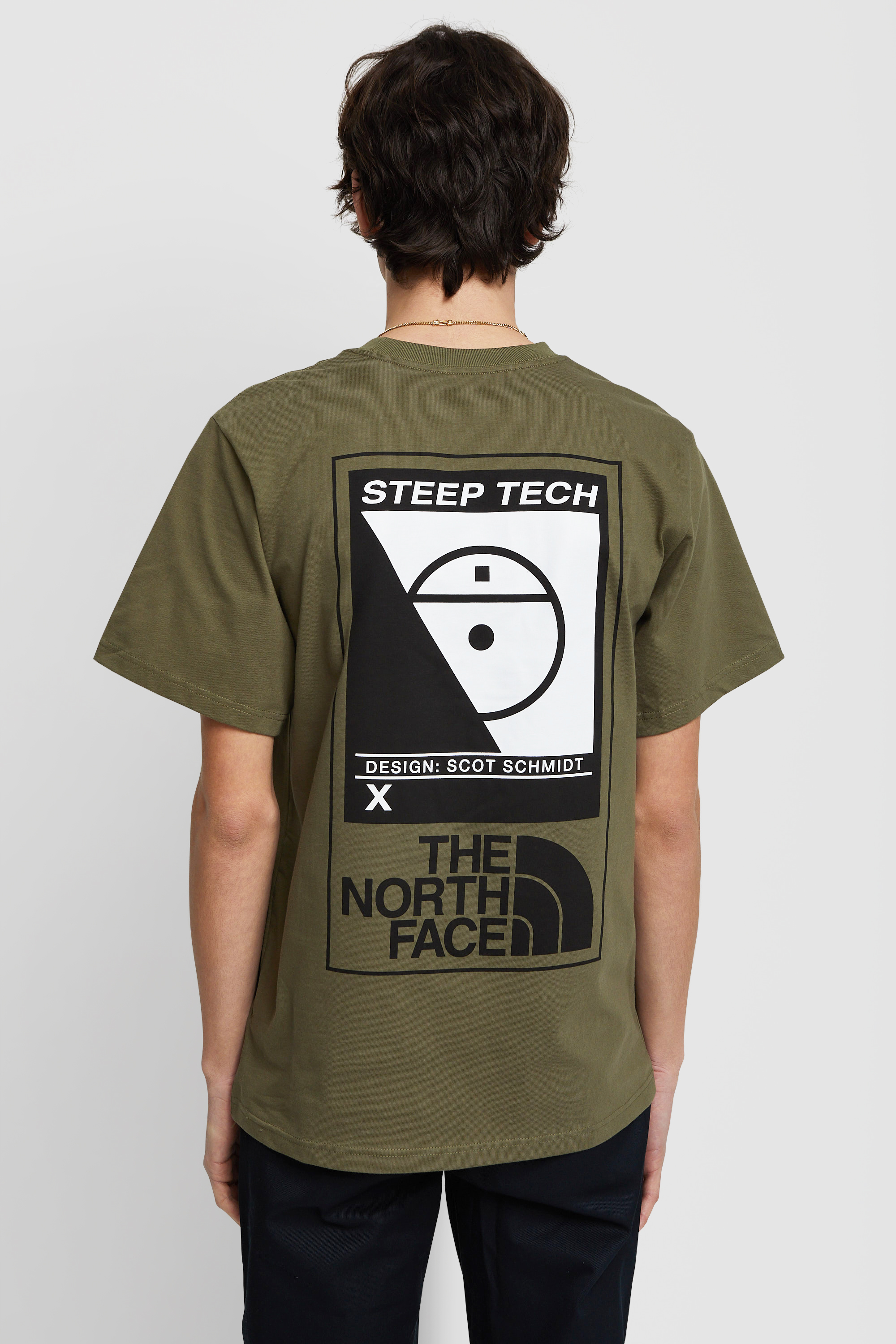 Shaded Addition polet The North Face Unisex S/S Steep Tech Logo Tee Burnt olive green |  WoodWood.com