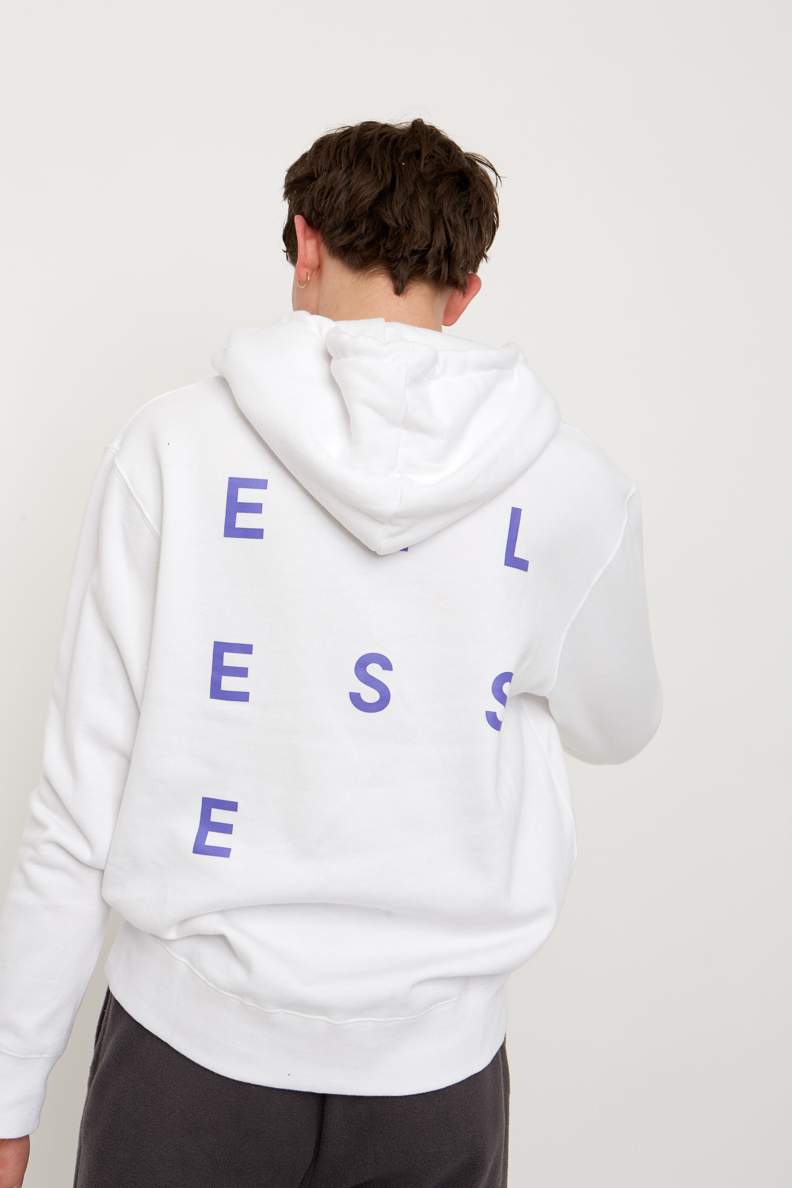 white ellesse hoodie