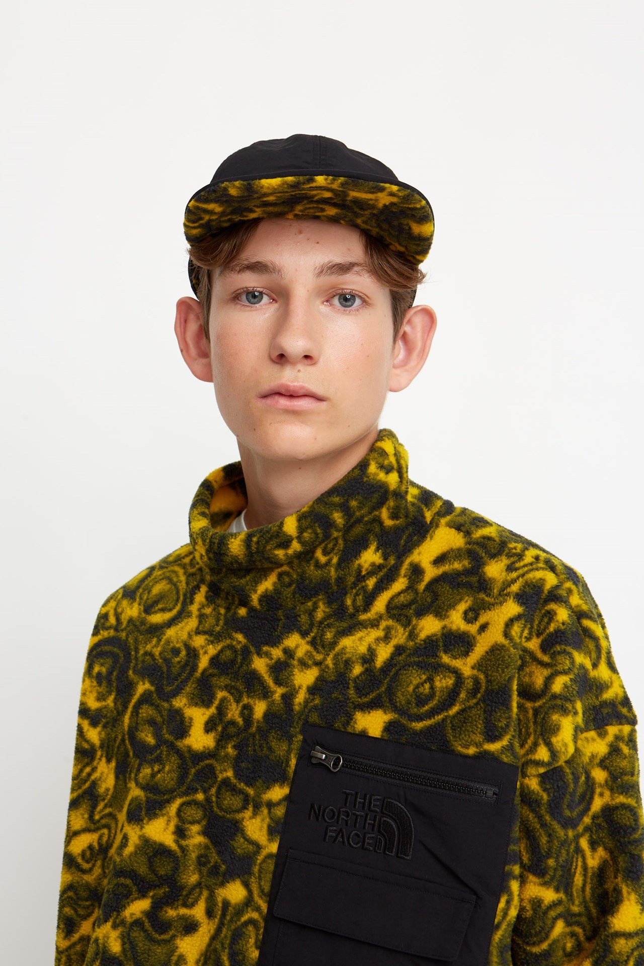 The North Face 94 Rage CL Fleece Pullover Leopard yellow | WoodWood.com