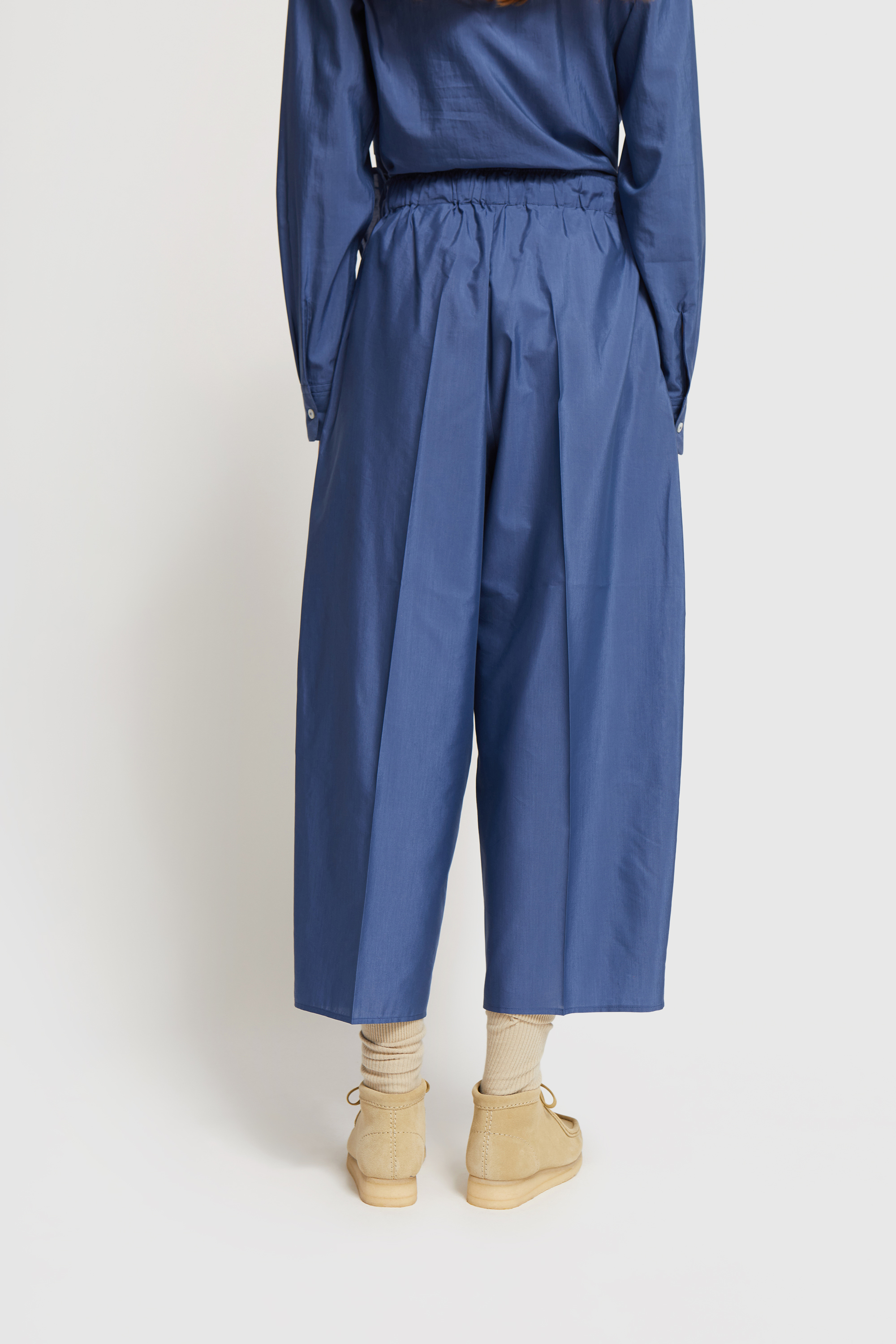 CristaSeya Silk & Cotton Moroccan Pants Blue | WoodWood.com