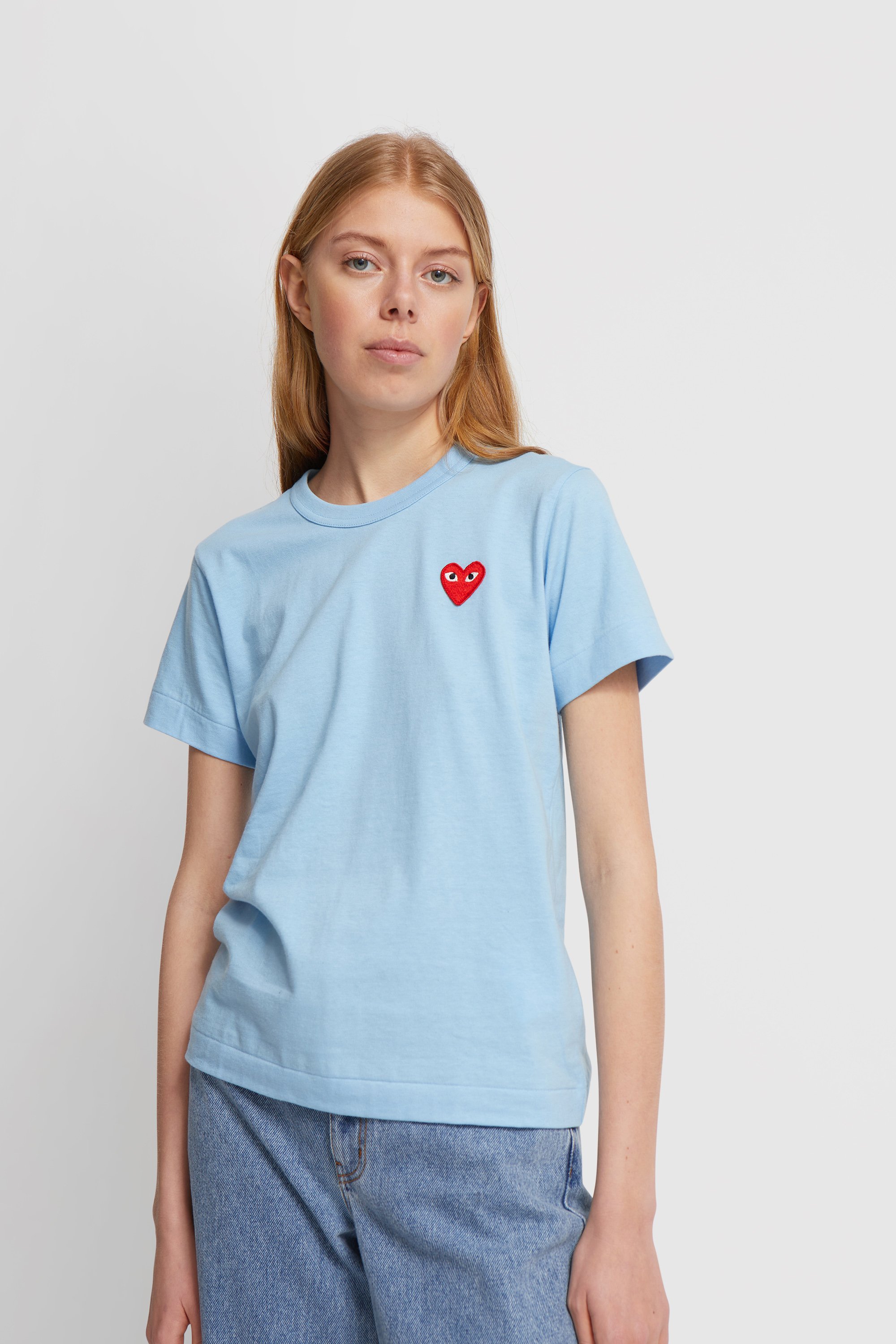 comme des garcons play womens t shirt