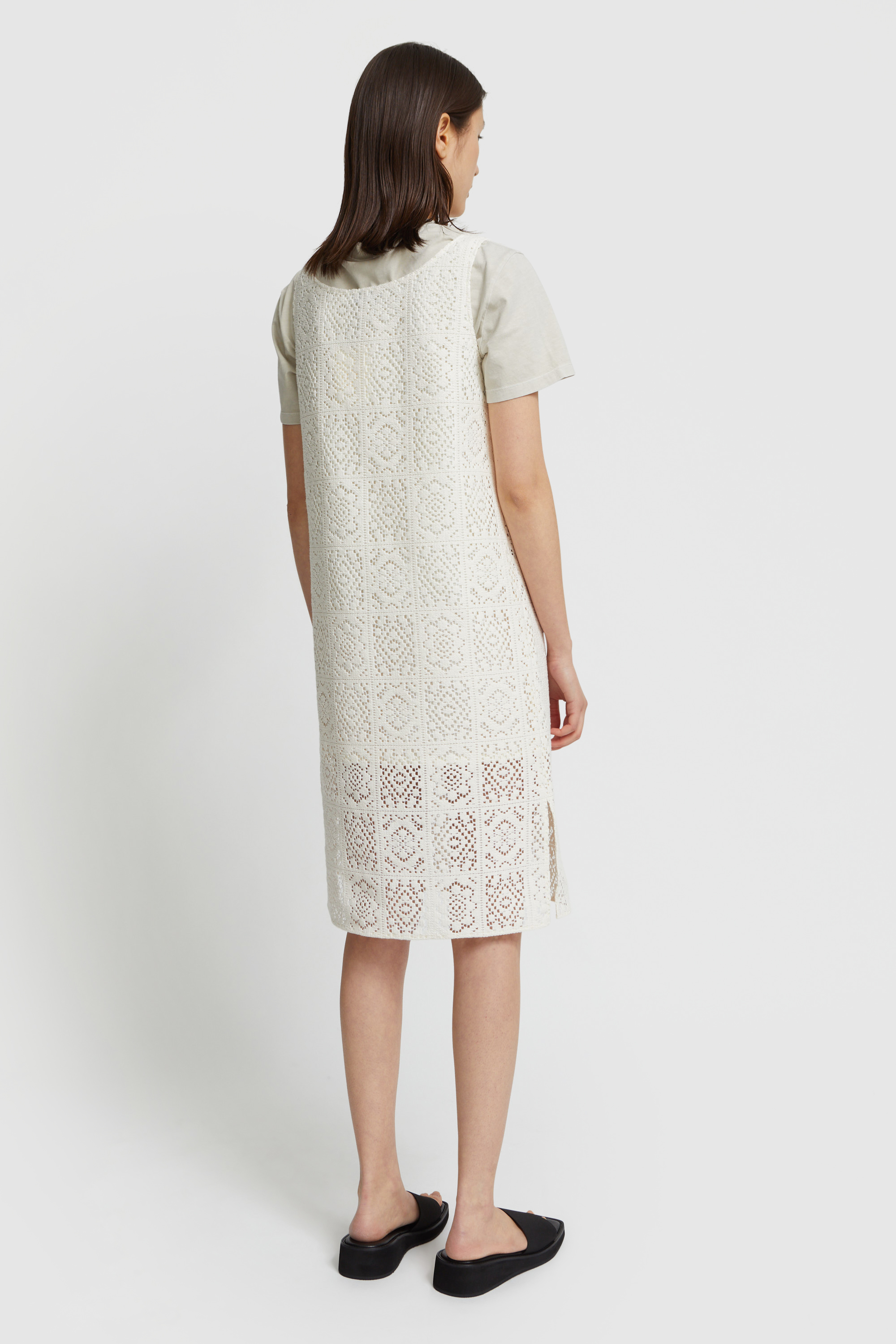 Amomento Crochet Dress Ivory | WoodWood.com