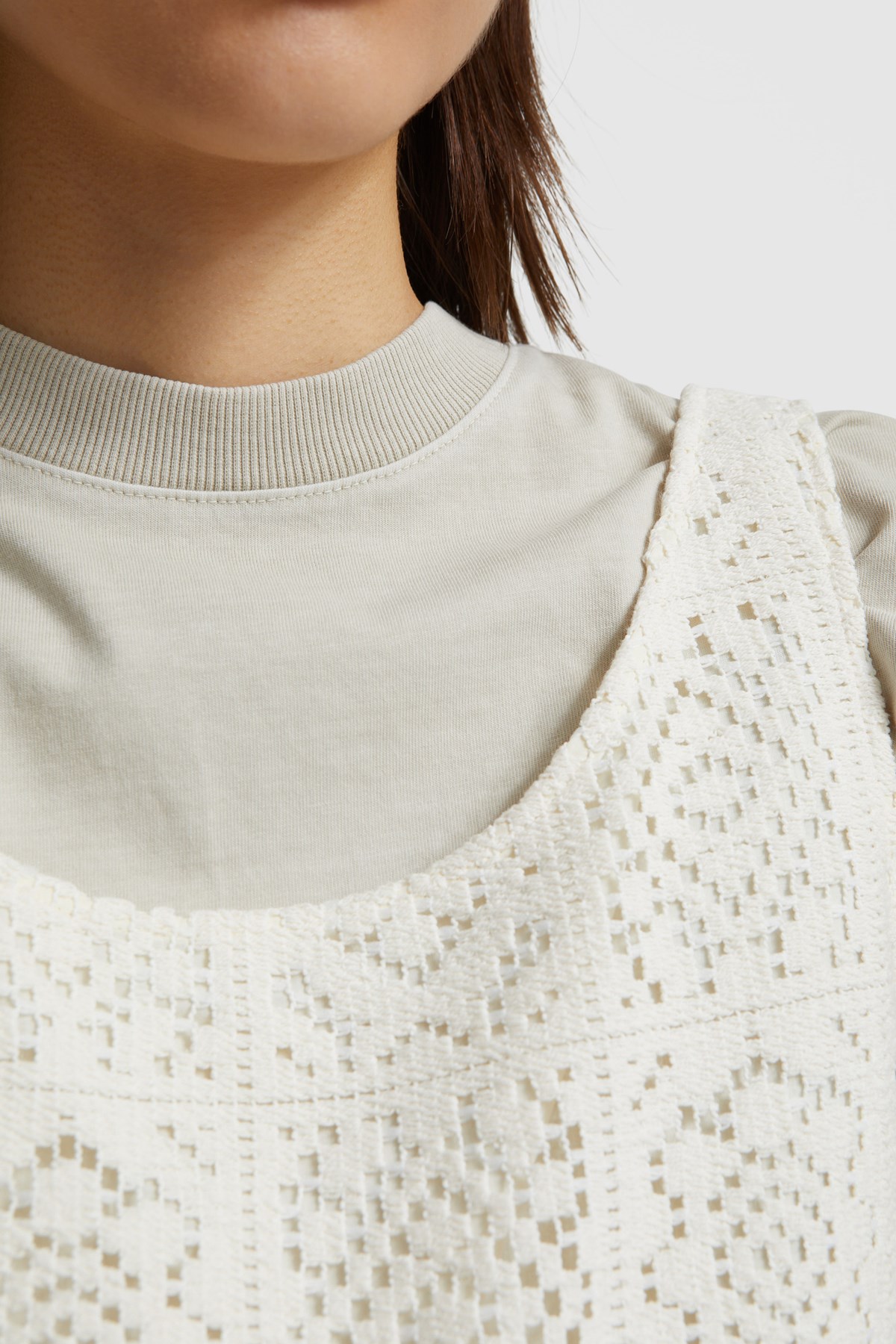 Amomento Crochet Dress Ivory | WoodWood.com