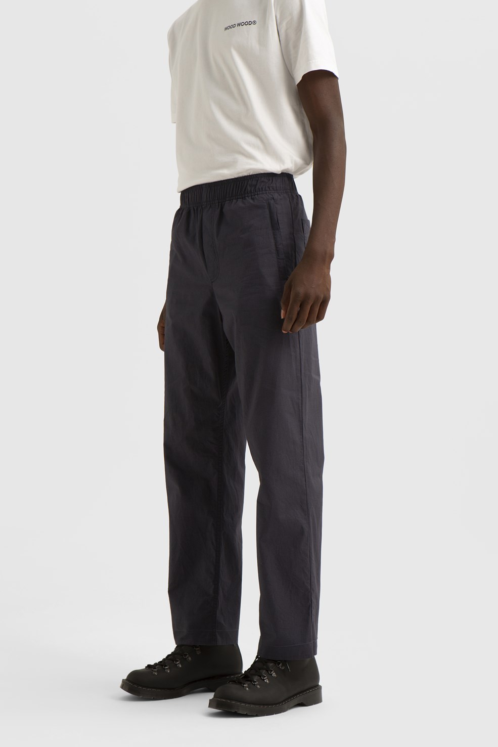 Wood Wood Stanley ripstop trousers Dusty blue | WoodWood.com