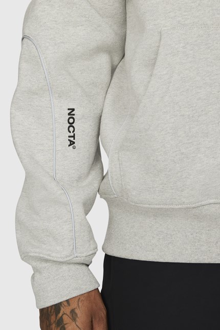 Nike M NRG Nocta Hoodie Grey heather/black (052) | WoodWood.com