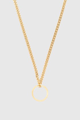 ELHANATI X Ring Charm Necklace 58cm