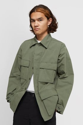 WTAPS WMILL-LS 01 / NYCO. Ripstop Olive drab | WoodWood.com