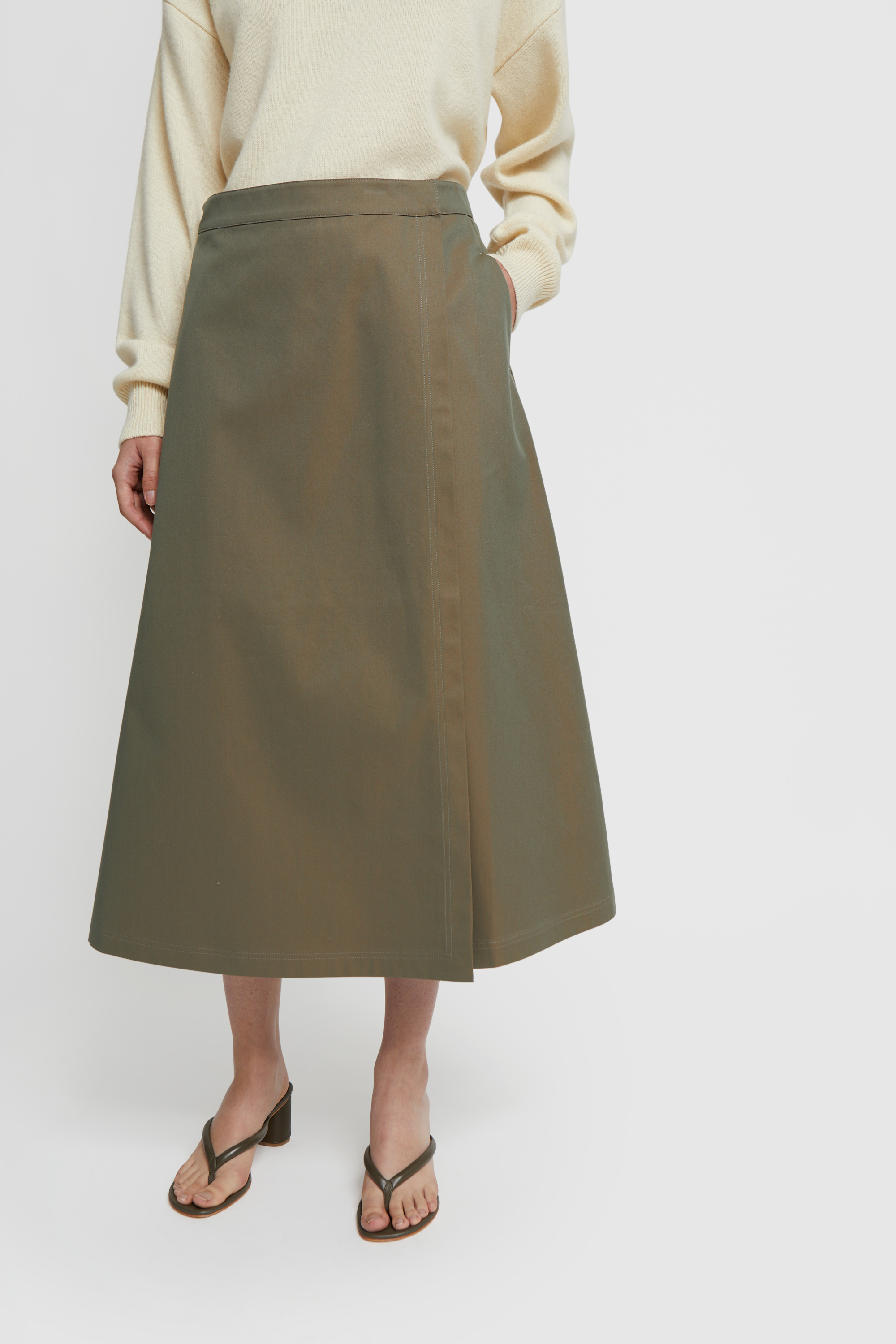 CristaSeya Wrap Skirt Petrol | WoodWood.com