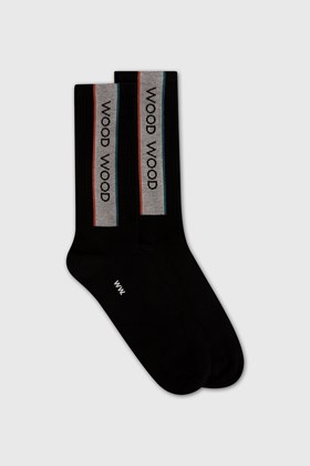Wood Wood Conor logo sports socks