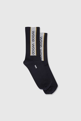 Wood Wood Conor logo sport socks
