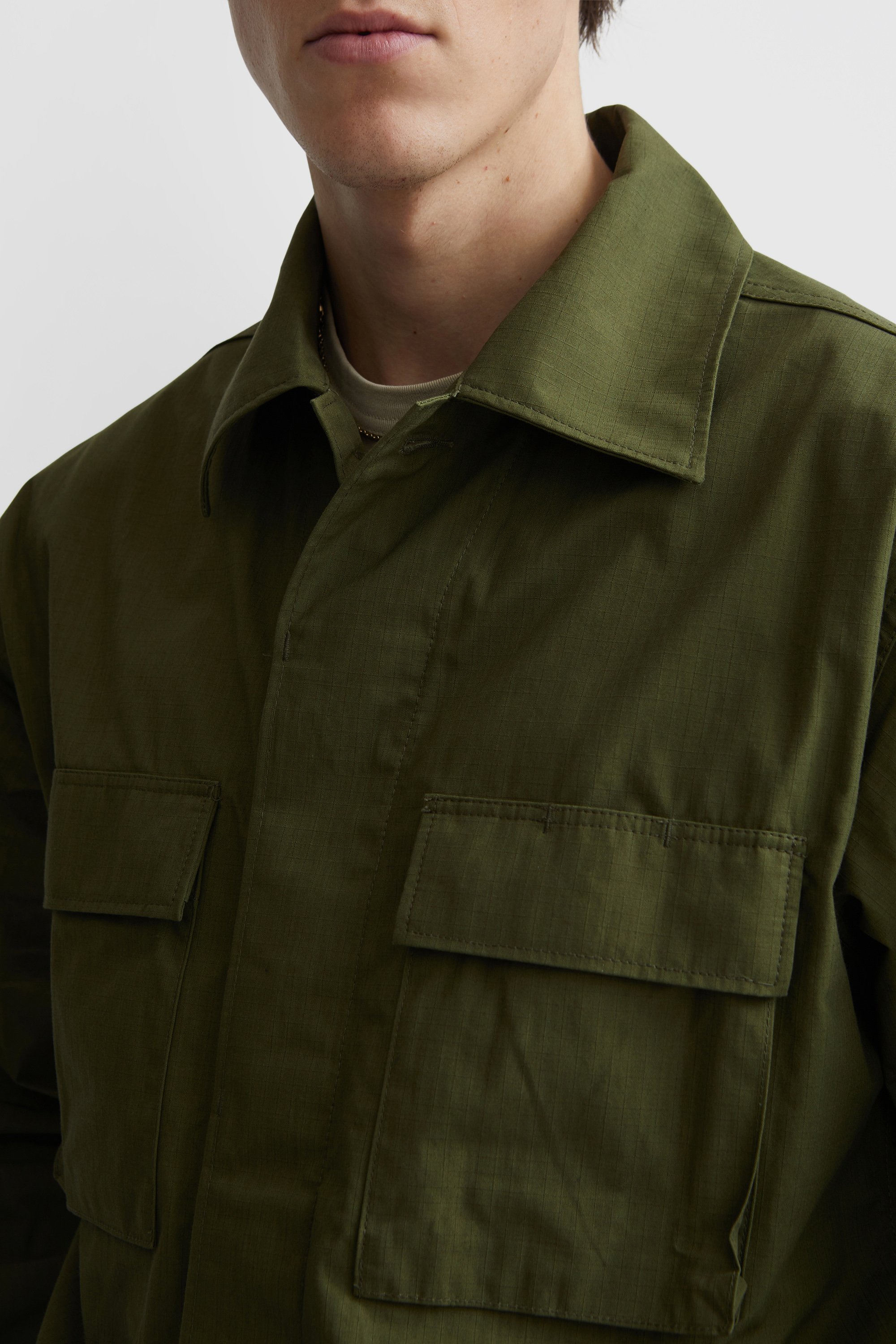 WTAPS WMILL- 01 / LS / Nyco. Ripstop Olive drab | WoodWood.com