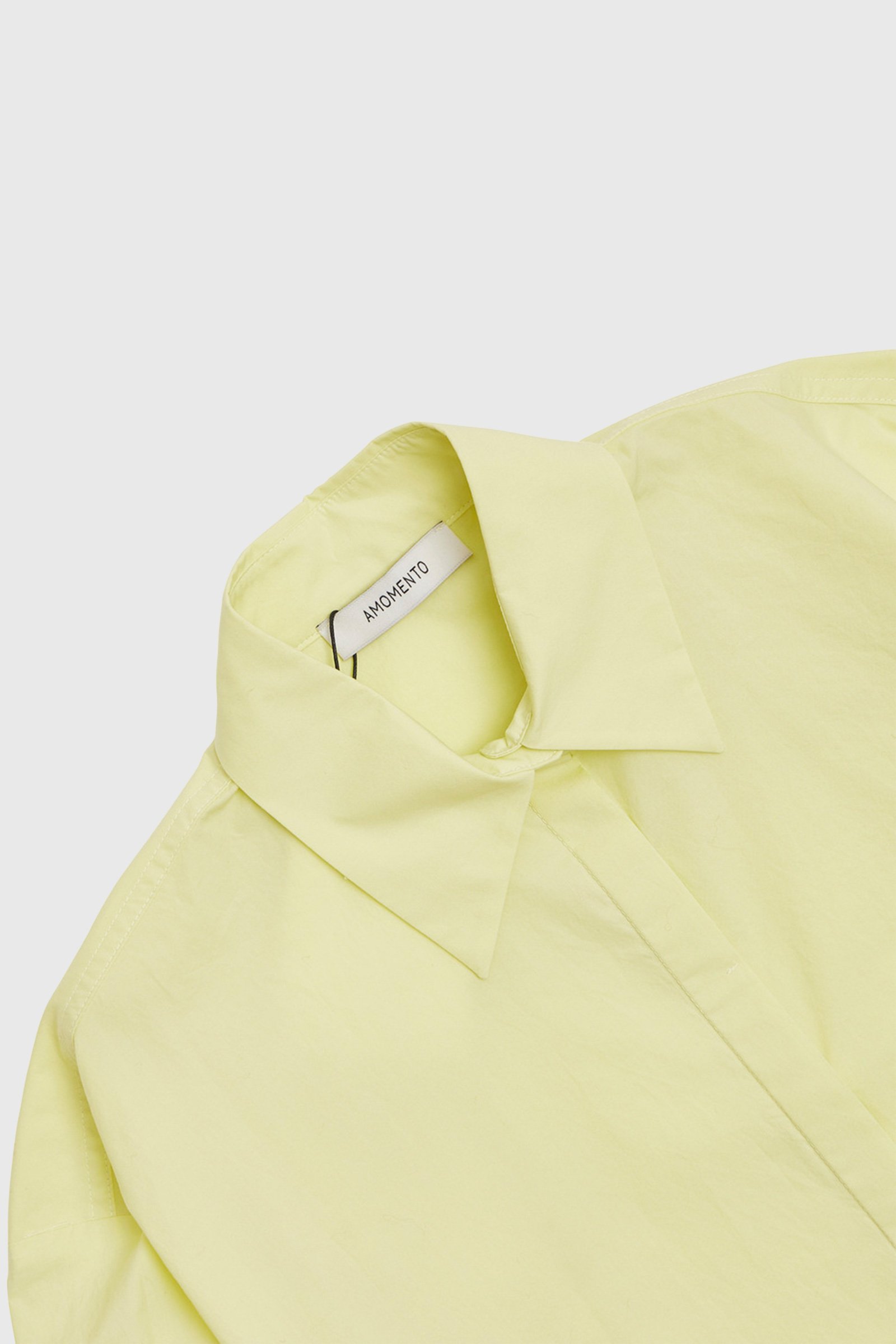 Amomento Oversized shirt Light Yellow | WoodWood.com