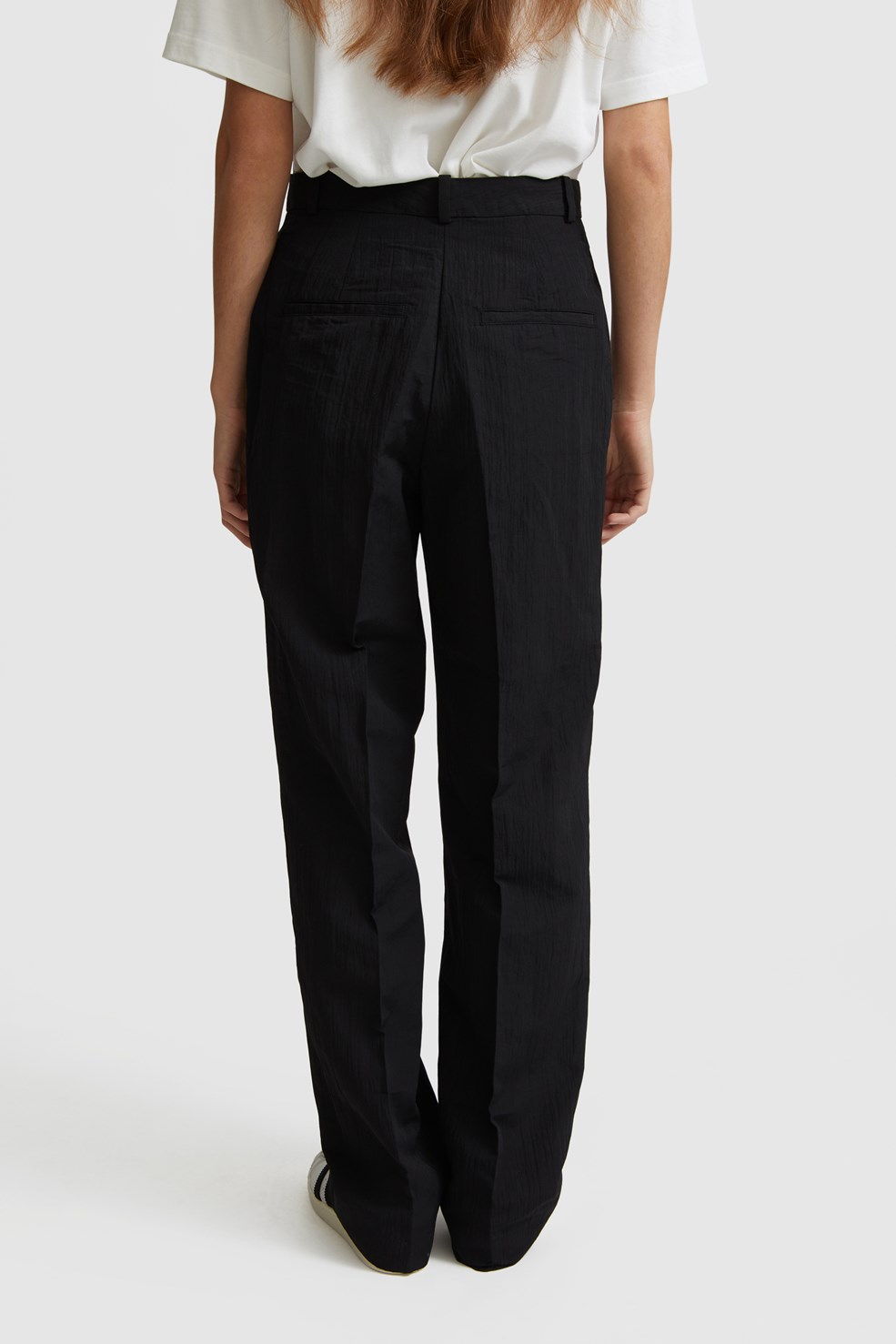 Wood Wood Evelyn structured trousers Black | WoodWood.com