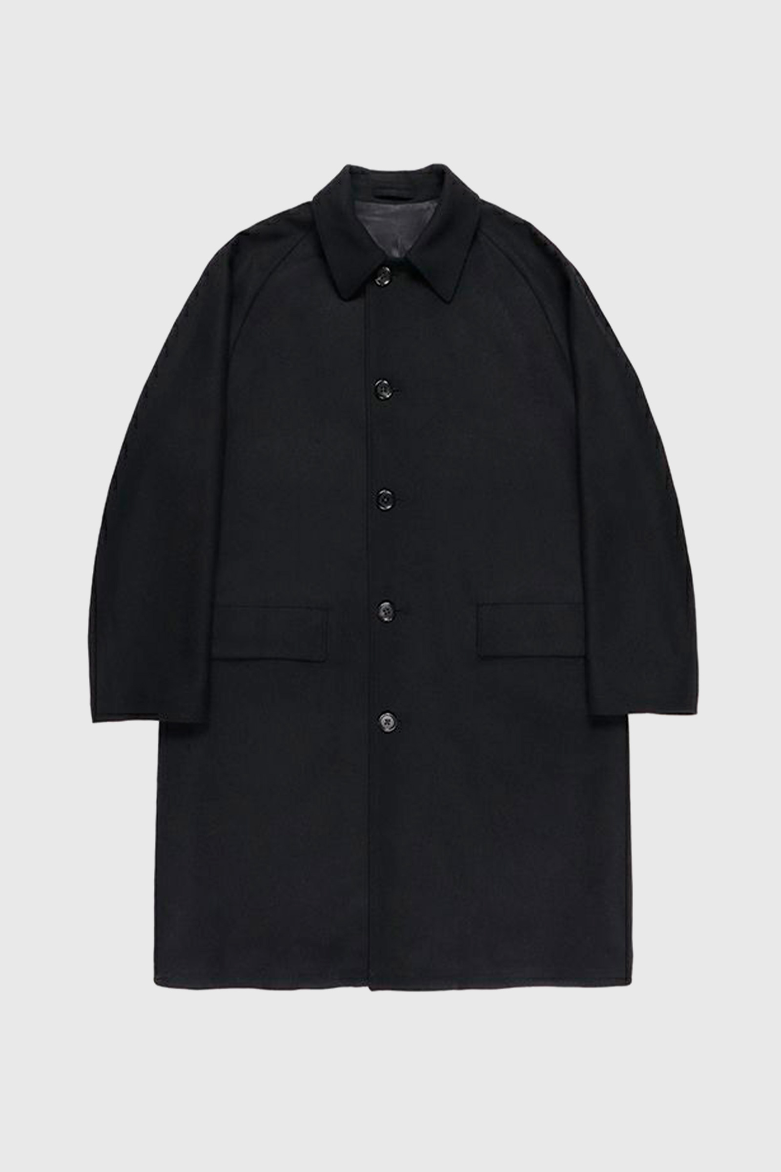 WACKO MARIA Type-1 Bal Collar Coat Black | WoodWood.com