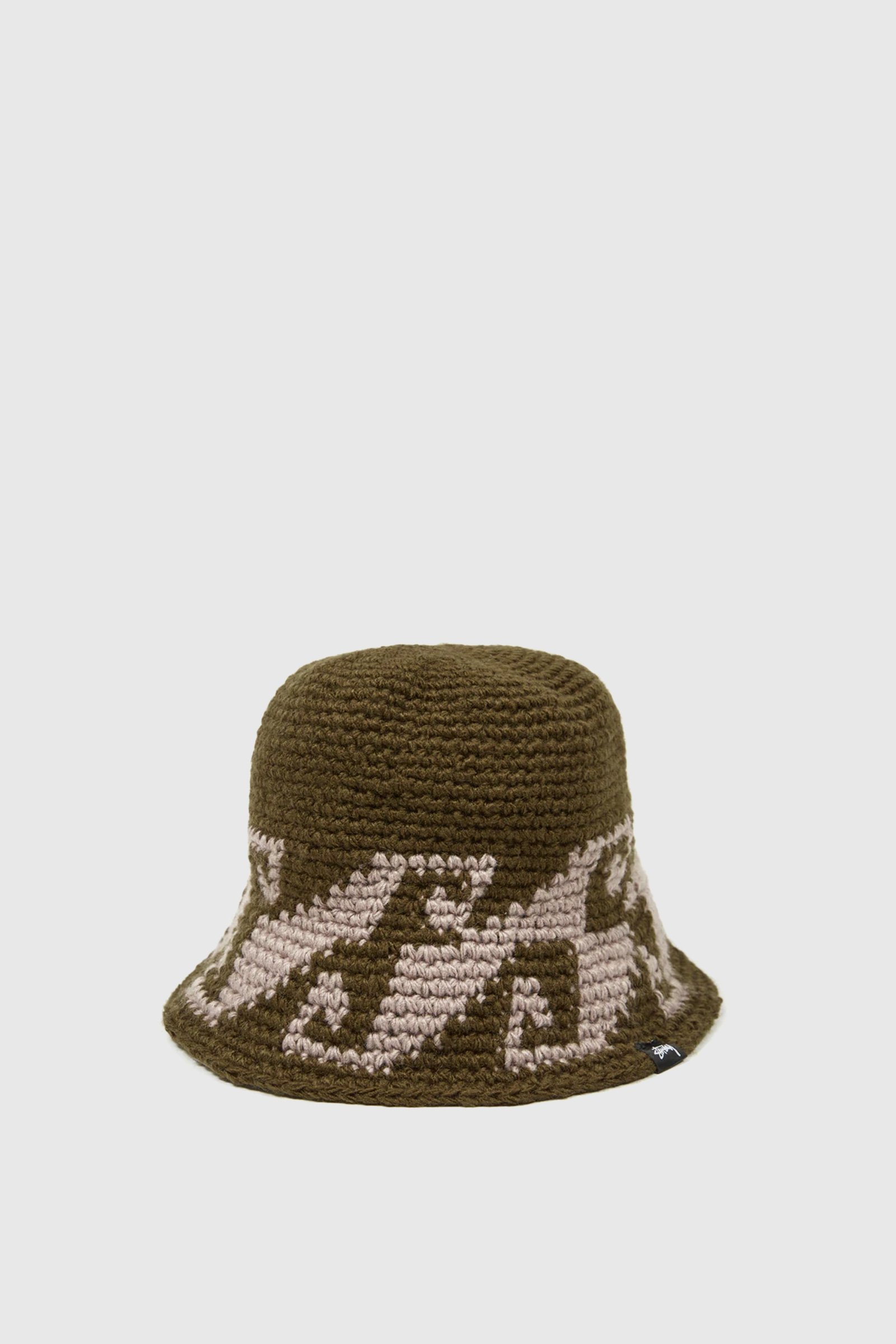 22fw stussy waves knit Bucket Hat