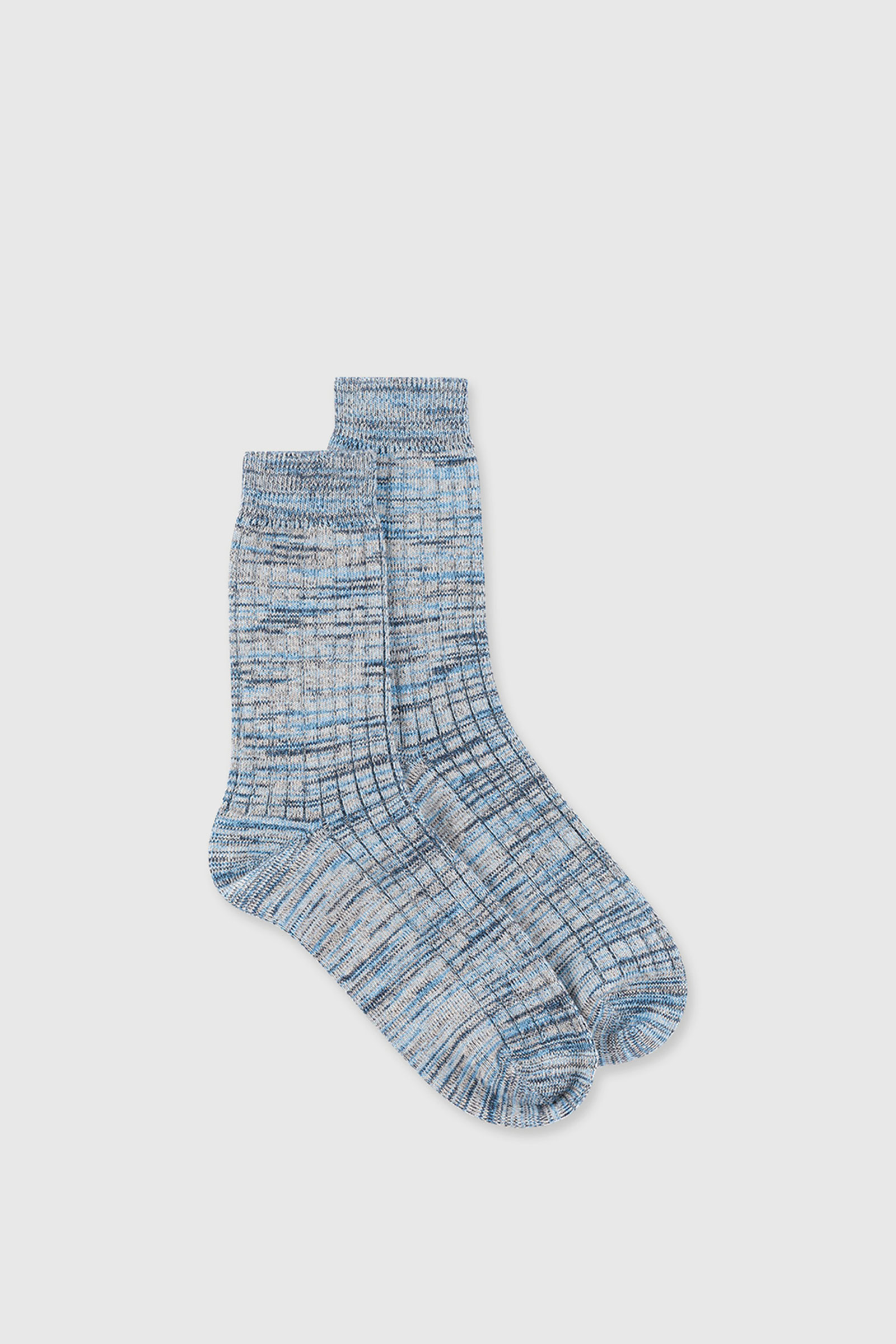 Wood　Bright　Maddie　Wood　socks　twist　blue