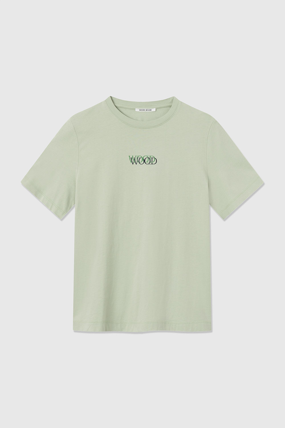 Wood Wood Alma logo T-shirt Light green | WoodWood.com