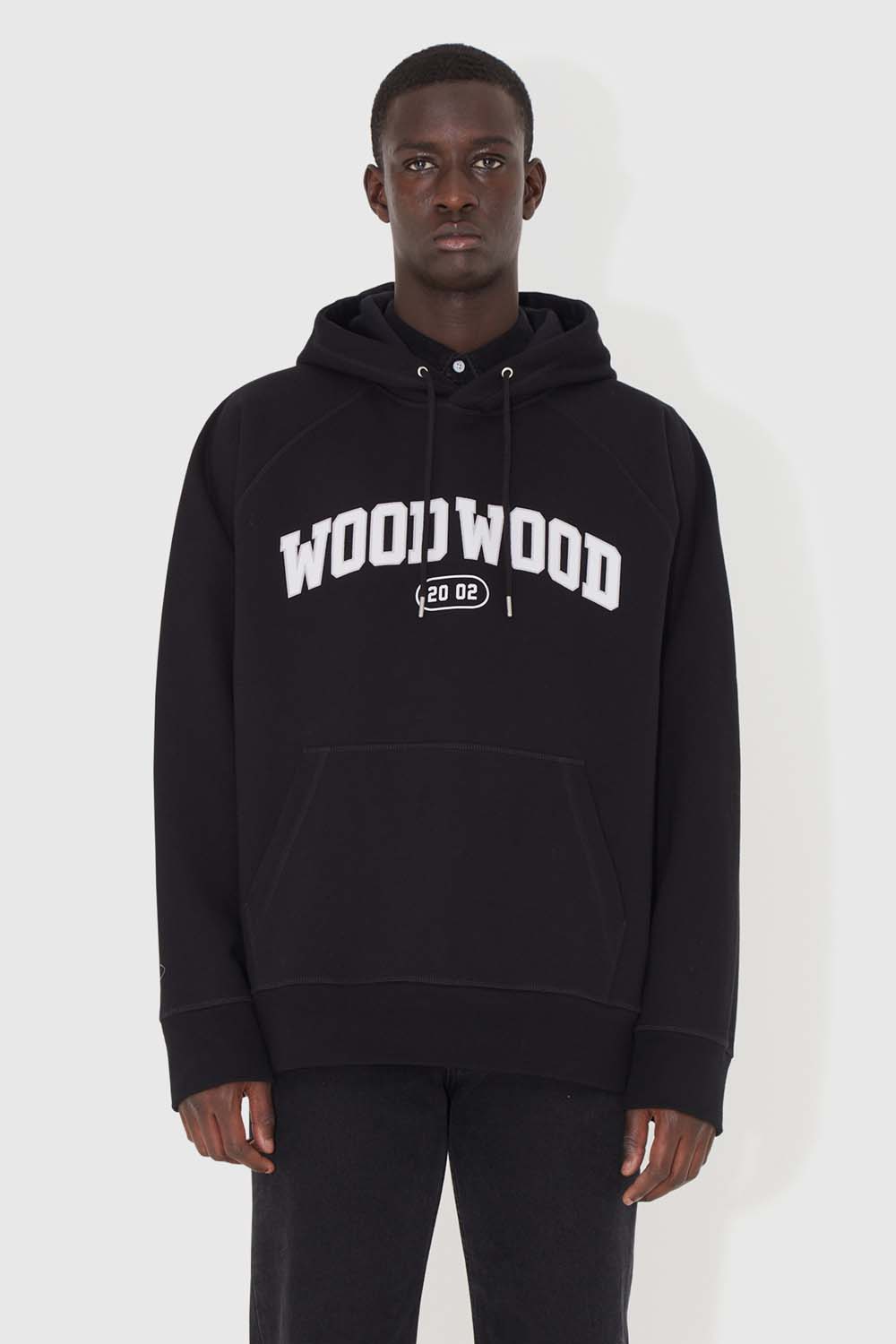 Wood Wood Fred IVY hoodie Black | WoodWood.com