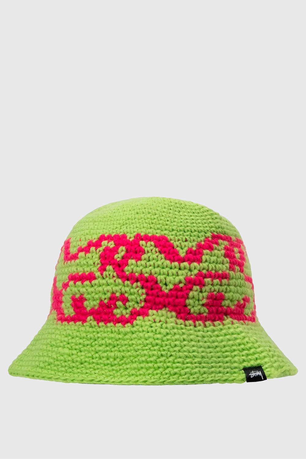 Stüssy SS Knit Bucket Hat Lime | WoodWood.com