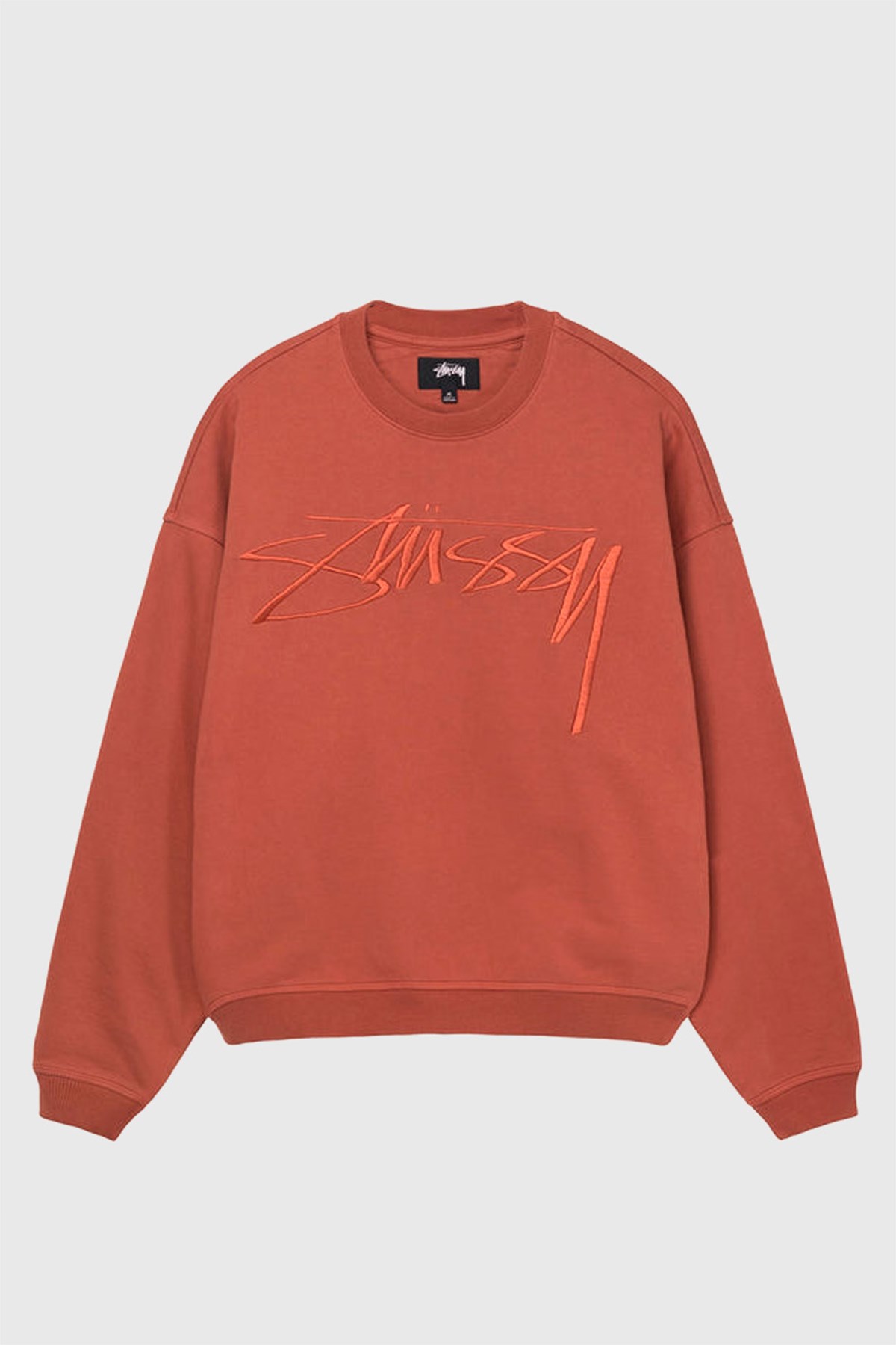 Stüssy Relaxed Smoothstock Crew Brick | WoodWood.com