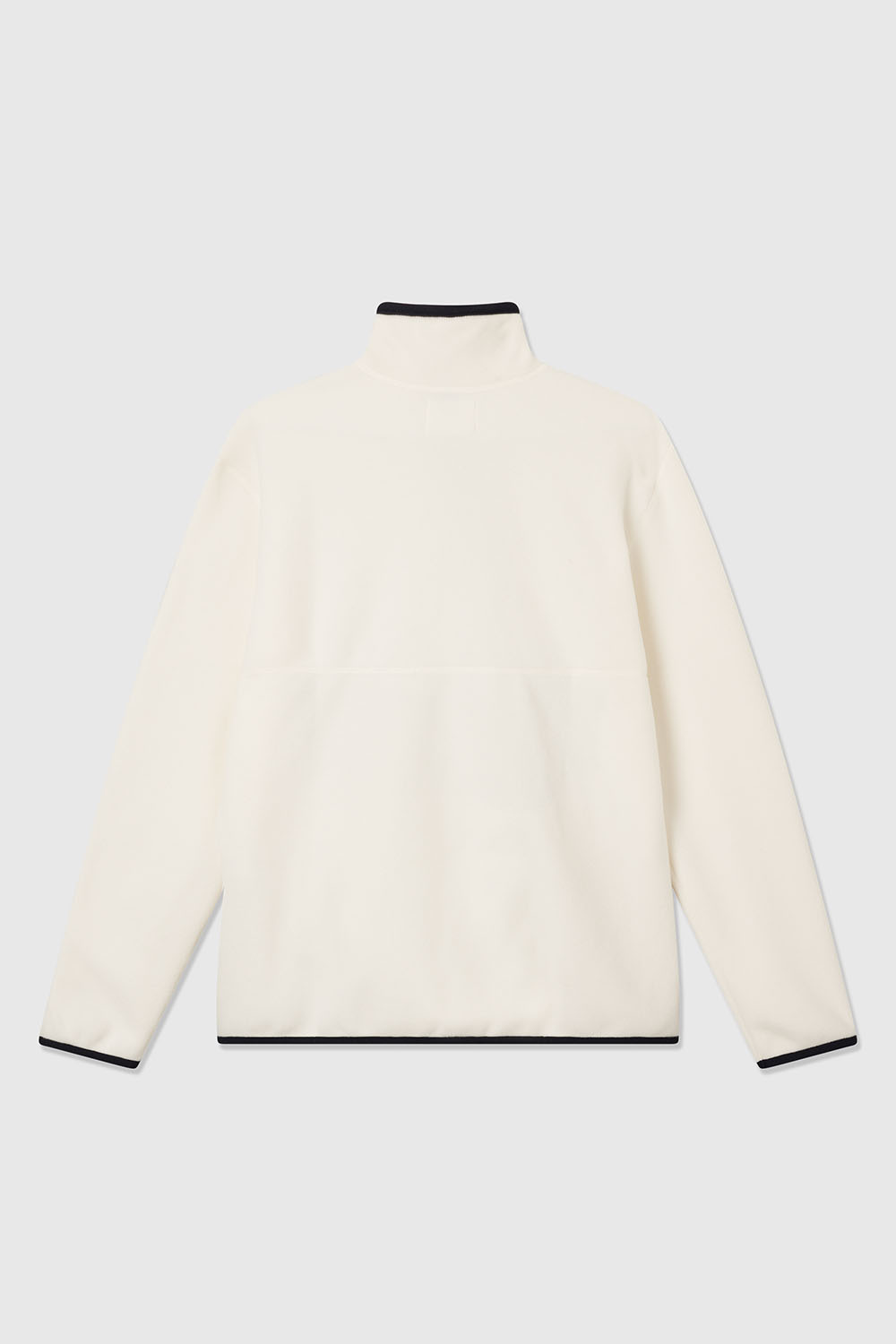 Double A by Wood Wood Jay zip fleece sweatshirt Off-white