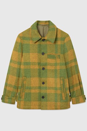 Wood Wood Reno wool check jacket