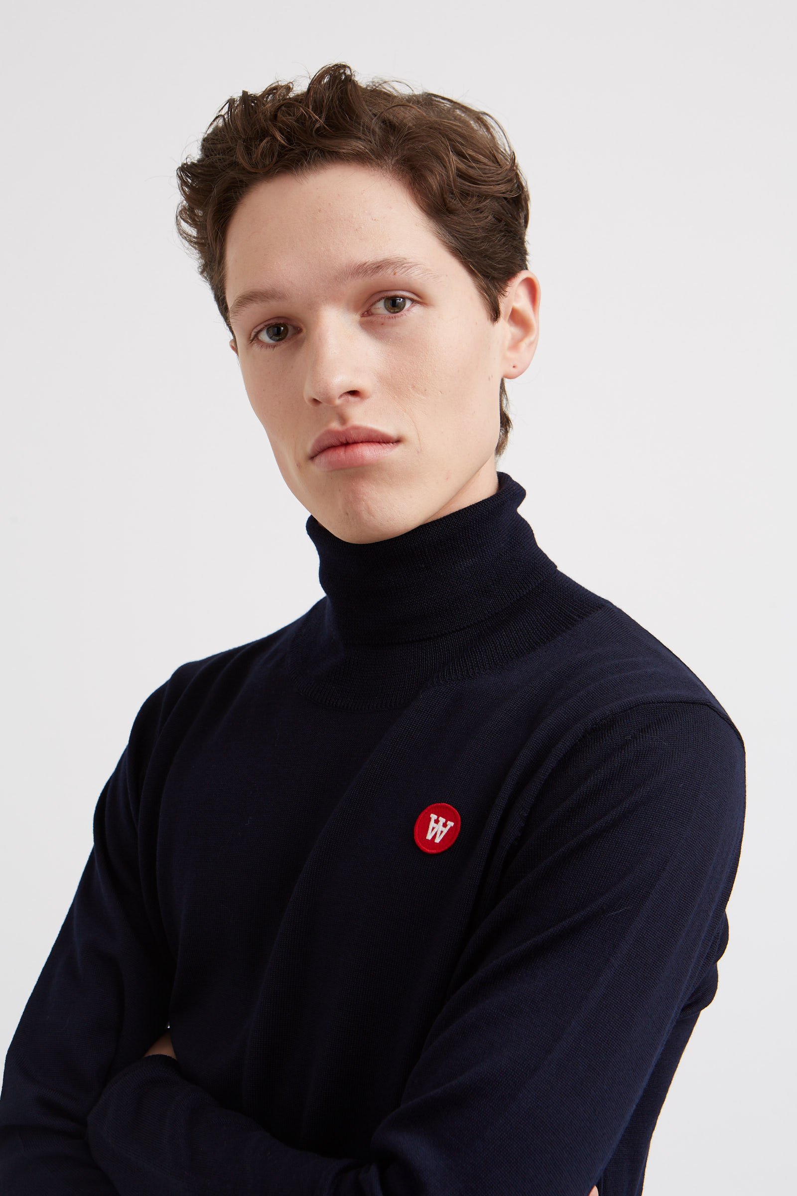 Double A by Wood Wood Luc turtleneck Navy | WoodWood.com