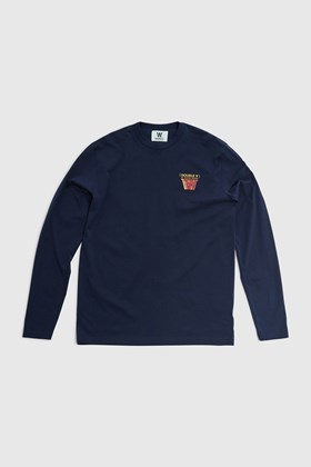 Double A by Wood Wood Mel stacked logo long sleeve