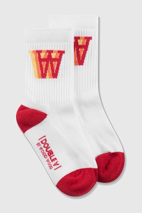 Double A by Wood Wood Con logo kids socks