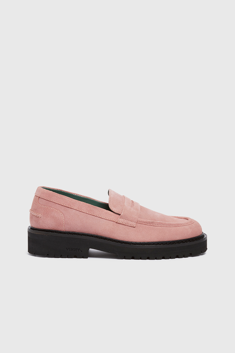 Vinny's Wood Wood x Richee Penny Loafer Pink suede | WoodWood.com