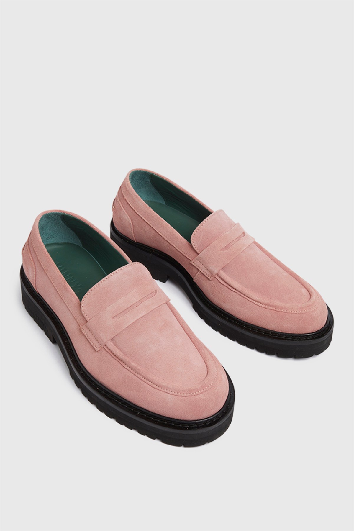 Vinny's Wood Wood x Richee Penny Loafer Pink suede