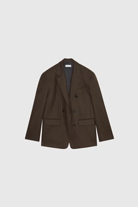 SYSTEM Double Breasted Wool Jacket