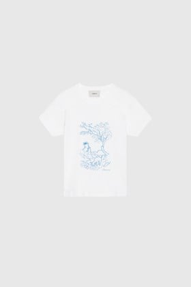Coperni Embroidered Toile De Jouy Slim Fit T-Shirt
