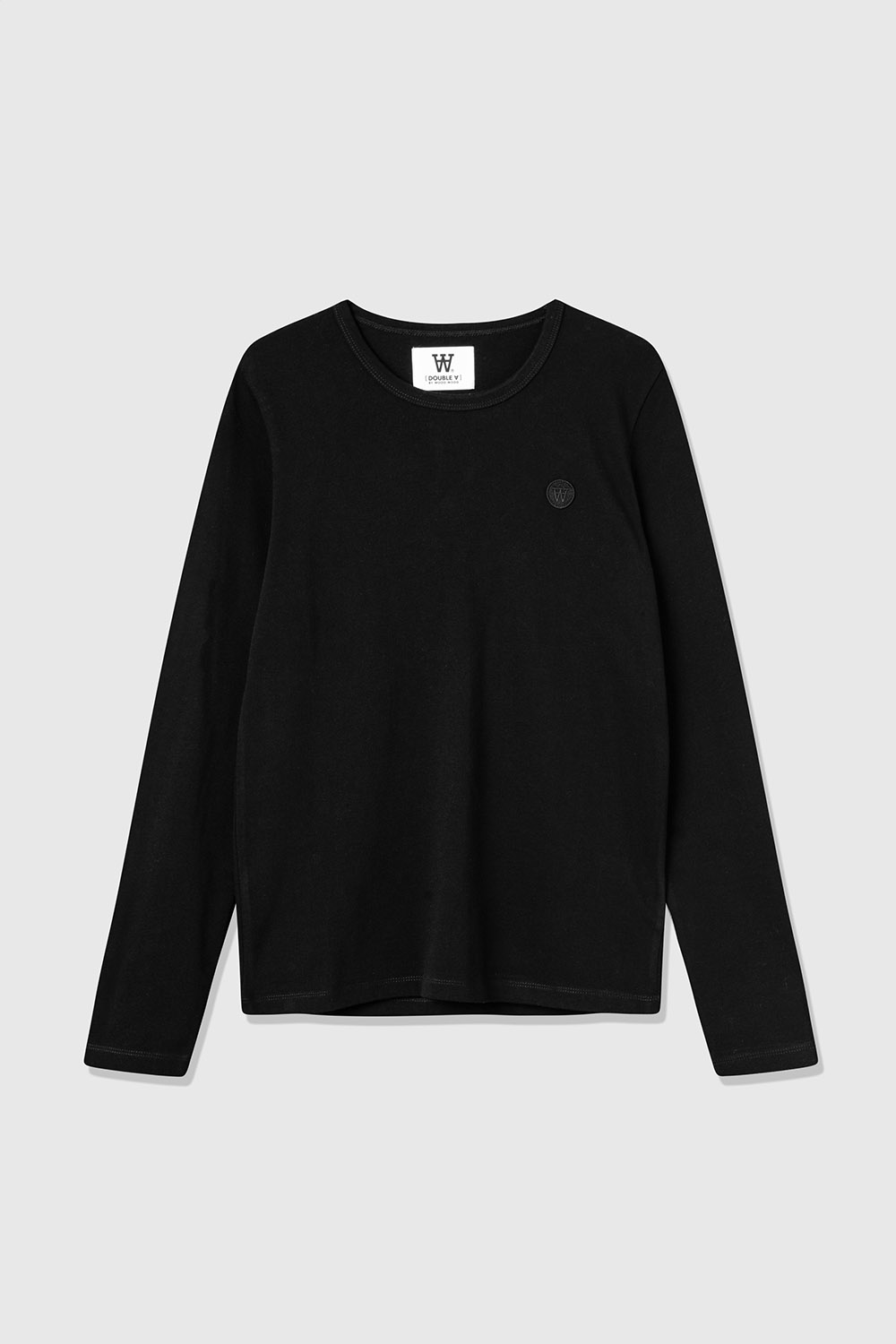 Organic Cotton MOA Long Sleeve Black Dress Shirts, Island fashion