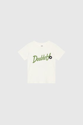 Double A by Wood Wood Ola Kids Script & Badge T-shirt