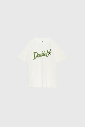 Double A by Wood Wood Ace Script & Badge T-shirt