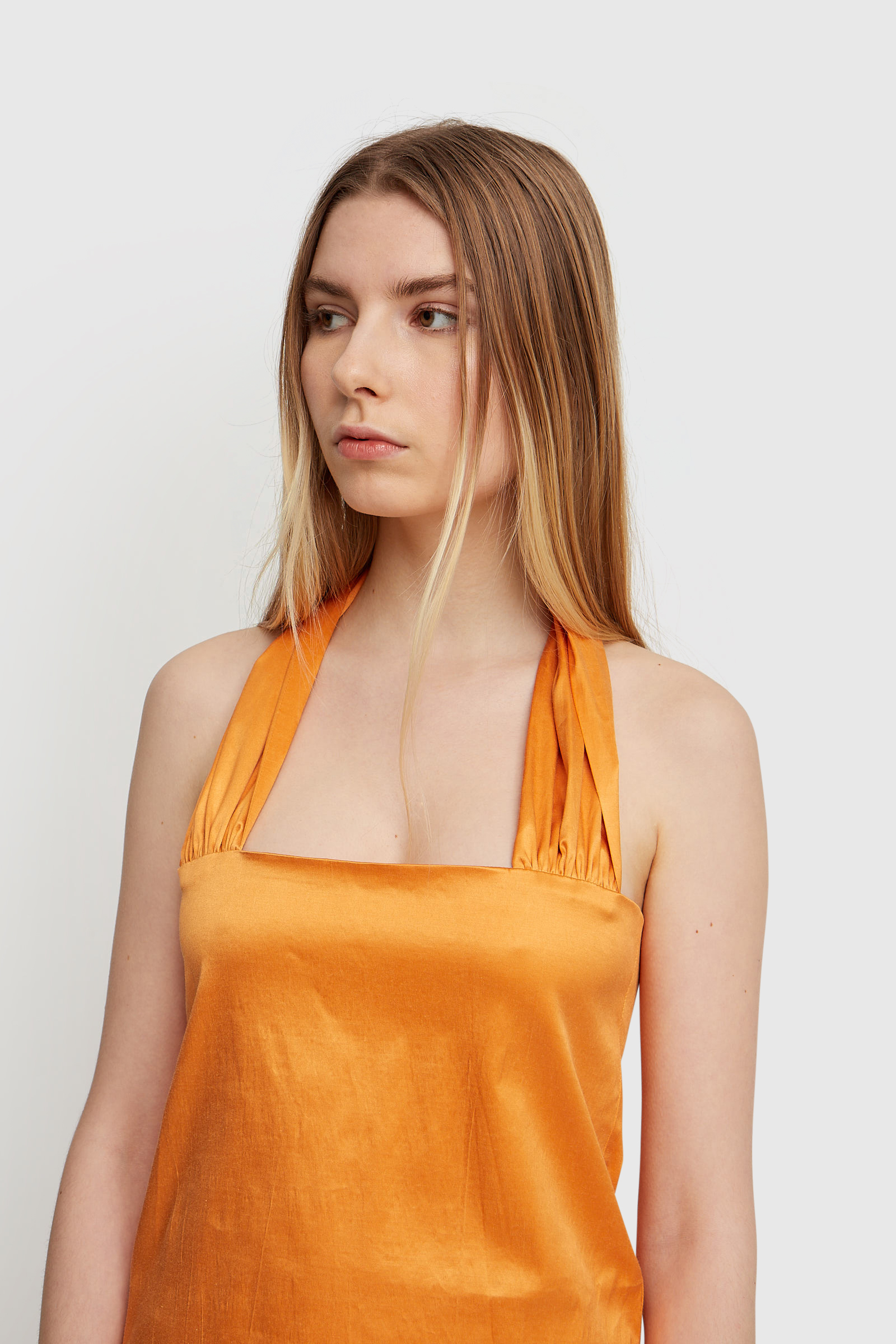 Baserange Dama Top-Strech Silk Defoe orange | WoodWood.com