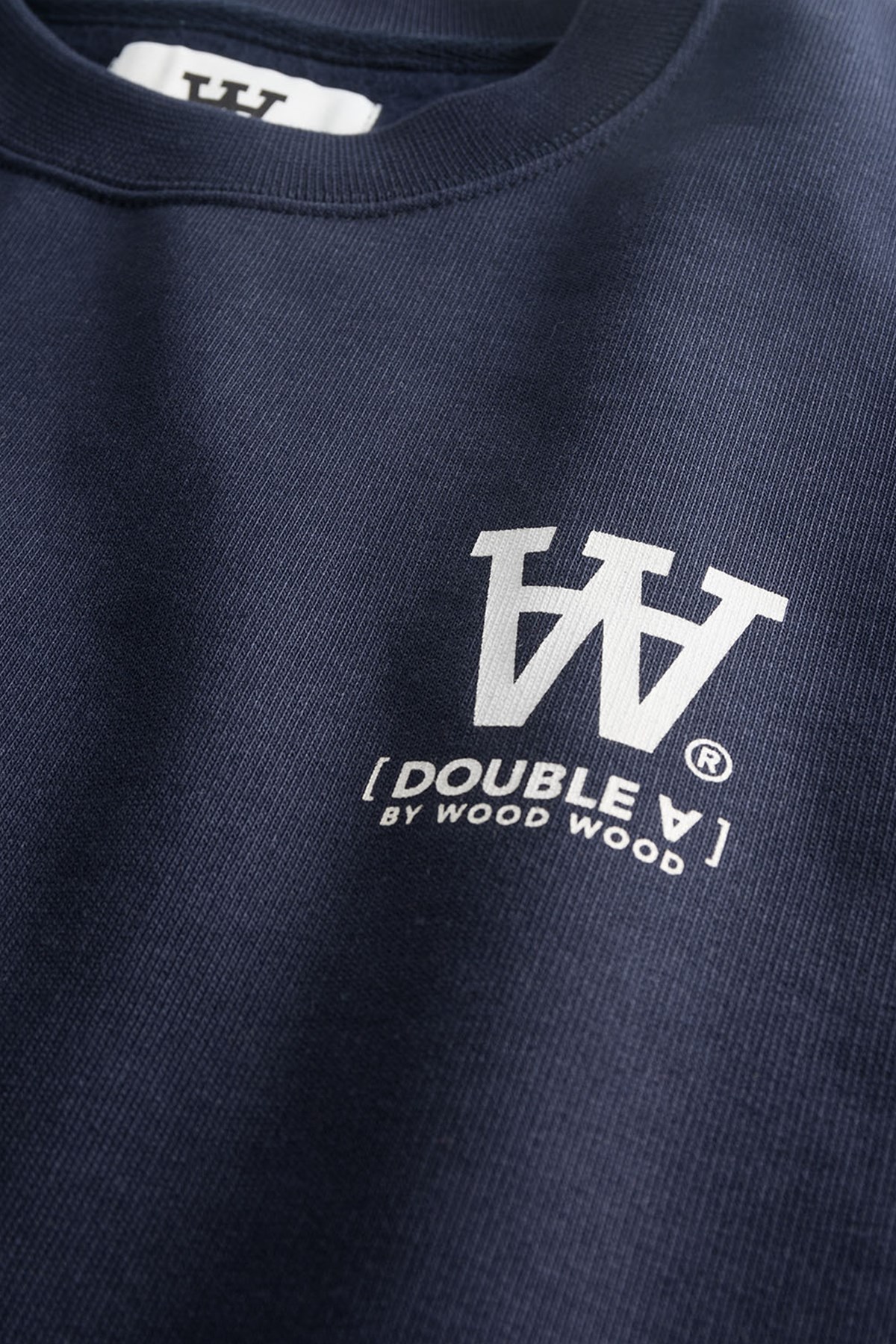 Double A by Wood Wood Jess sweatshirt Navy | WoodWood.com